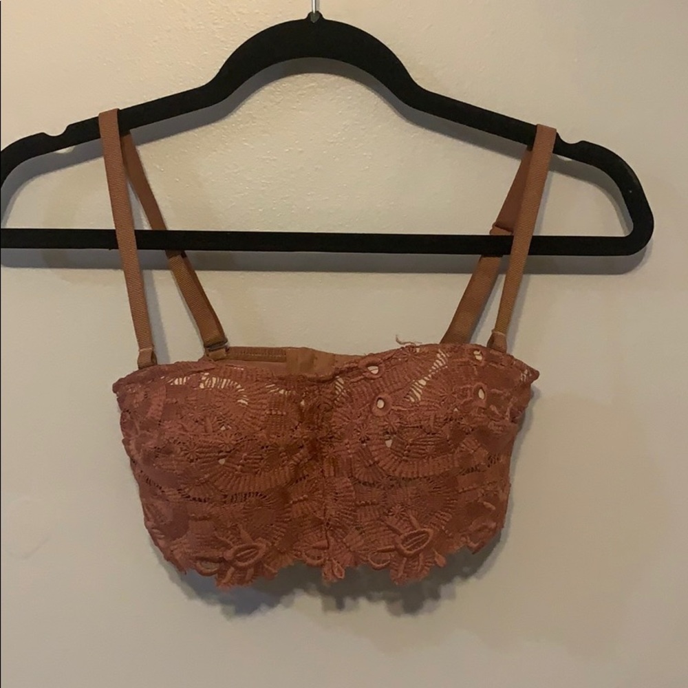 Dusty rose/mauve pink bralette